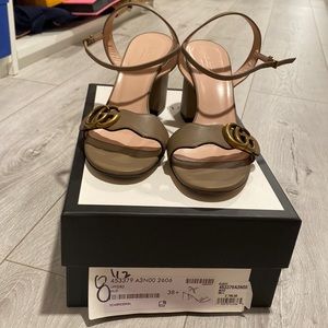 Gucci sandal heel